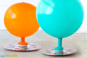 easy science experiments to do at home Balloon Hovercraft