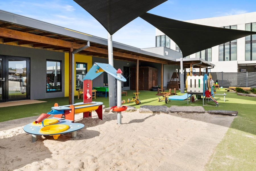 Kool Kidz Childcare Merrifield infants and toddlers outdoor yard